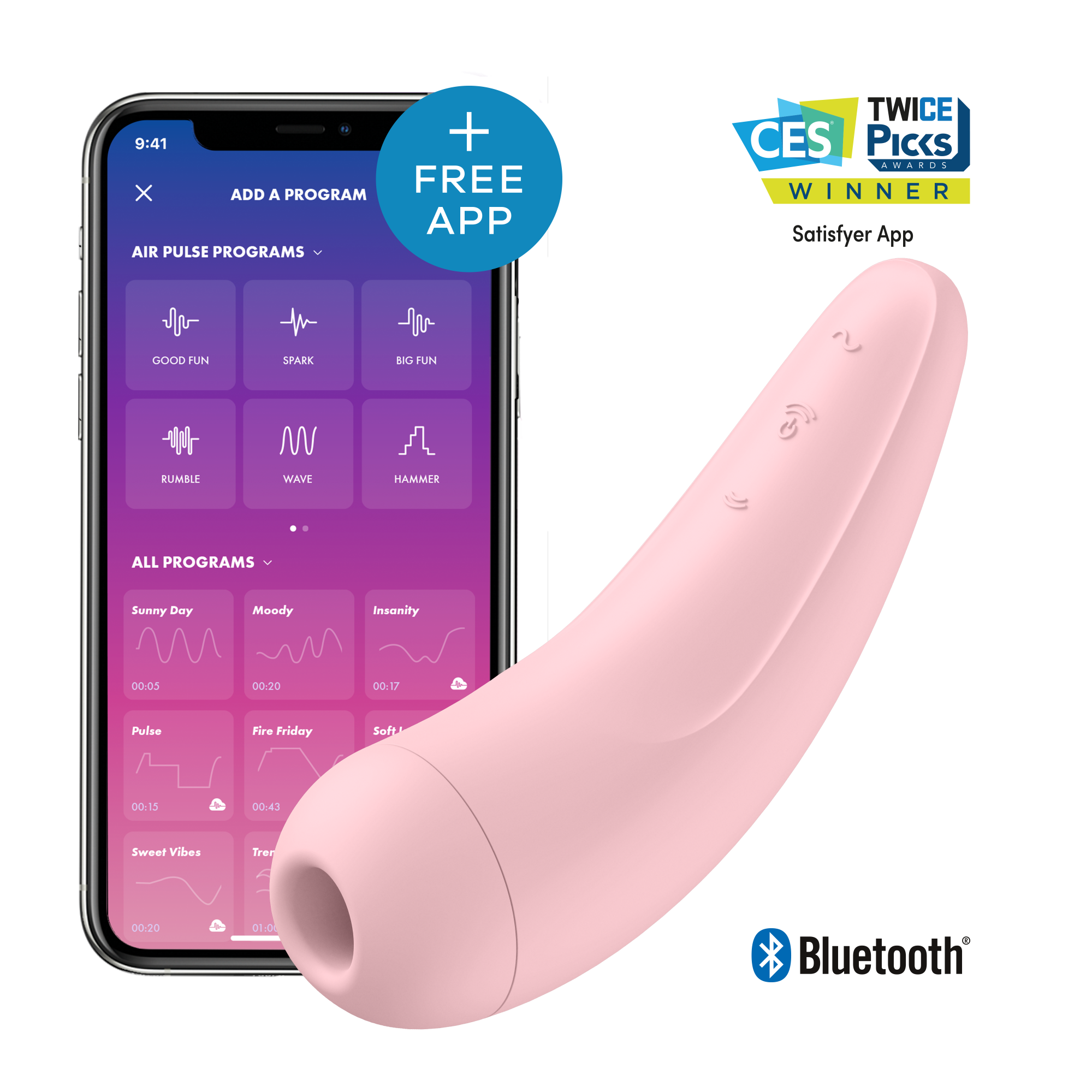 Satisfyer - Curvy 2 + Rose