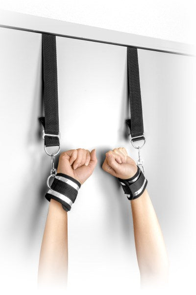 Fetish Temptation - Door Attachment Handcuffs - Black
