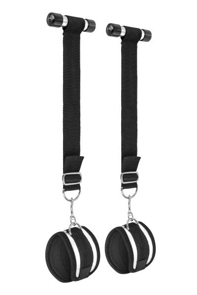 Fetish Temptation - Door Attachment Handcuffs - Black
