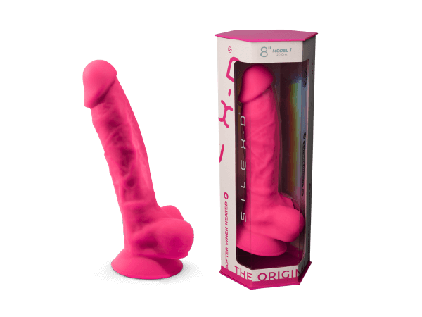 Silexd - Premium Silicone Dildo Mod.1 8'' - Pink