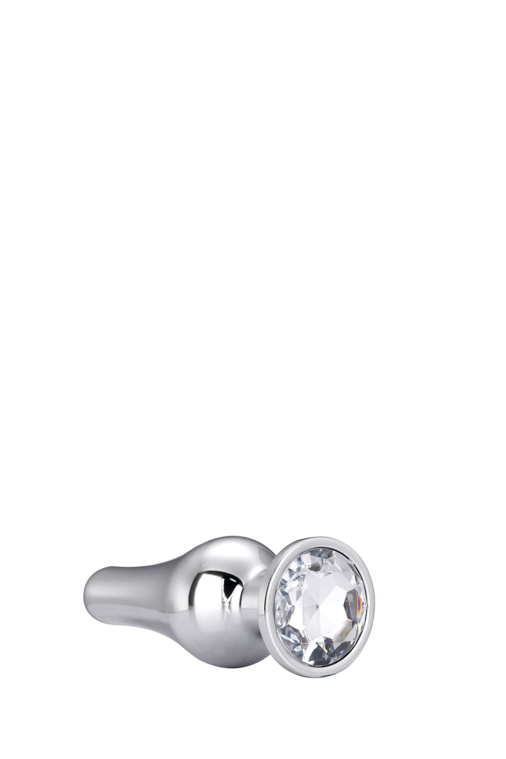 GLEAMING LOVE PLUG SILVER FOR PLEASURE L