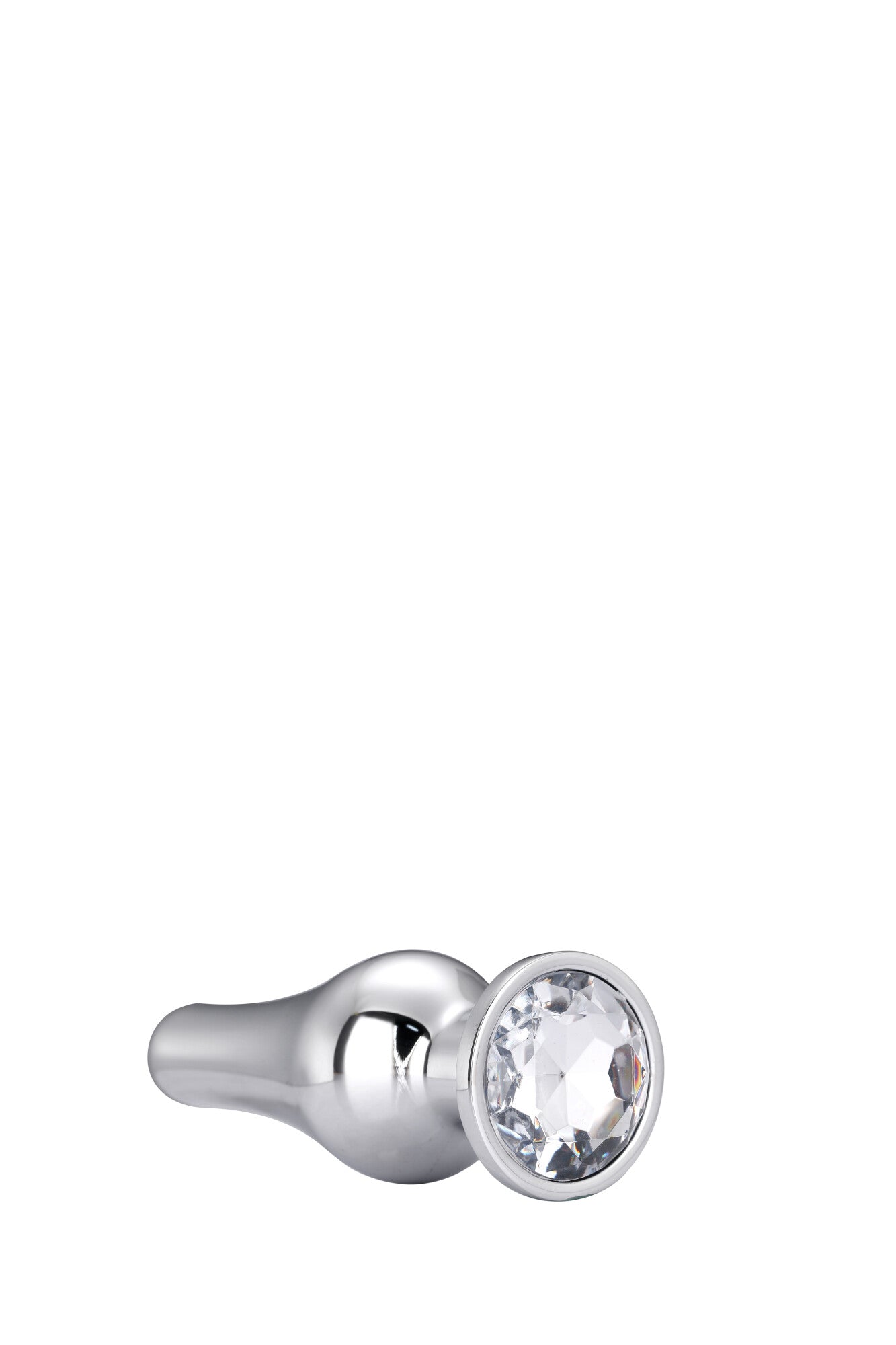 GLEAMING LOVE PLUG SILVER FOR PLEASURE L