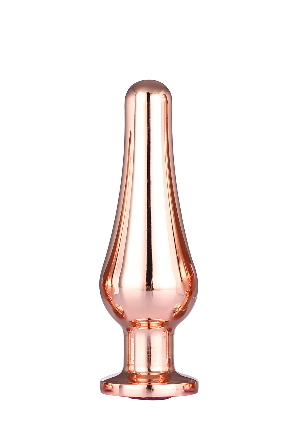 Pleasure plug GLEAMING LOVE ROSE GOLD M