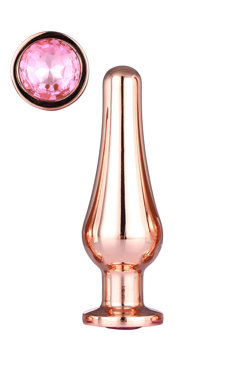 Pleasure plug GLEAMING LOVE ROSE GOLD M