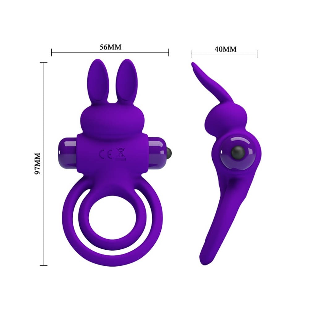 Pretty Love Vibrant 3 Purple Cock Ring