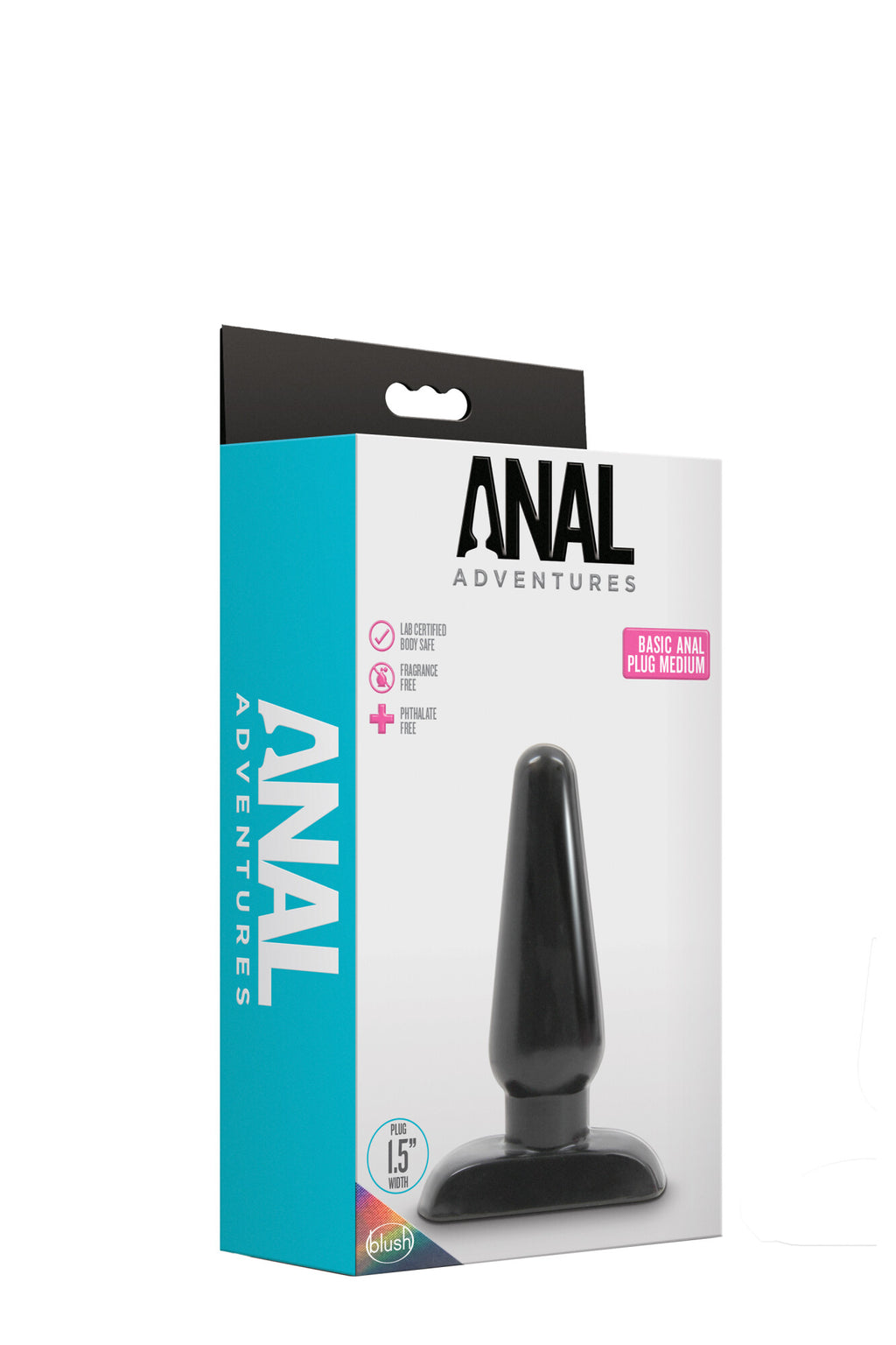 ANAL ADVENTURES ANAL PLUG MEDIUM BASE