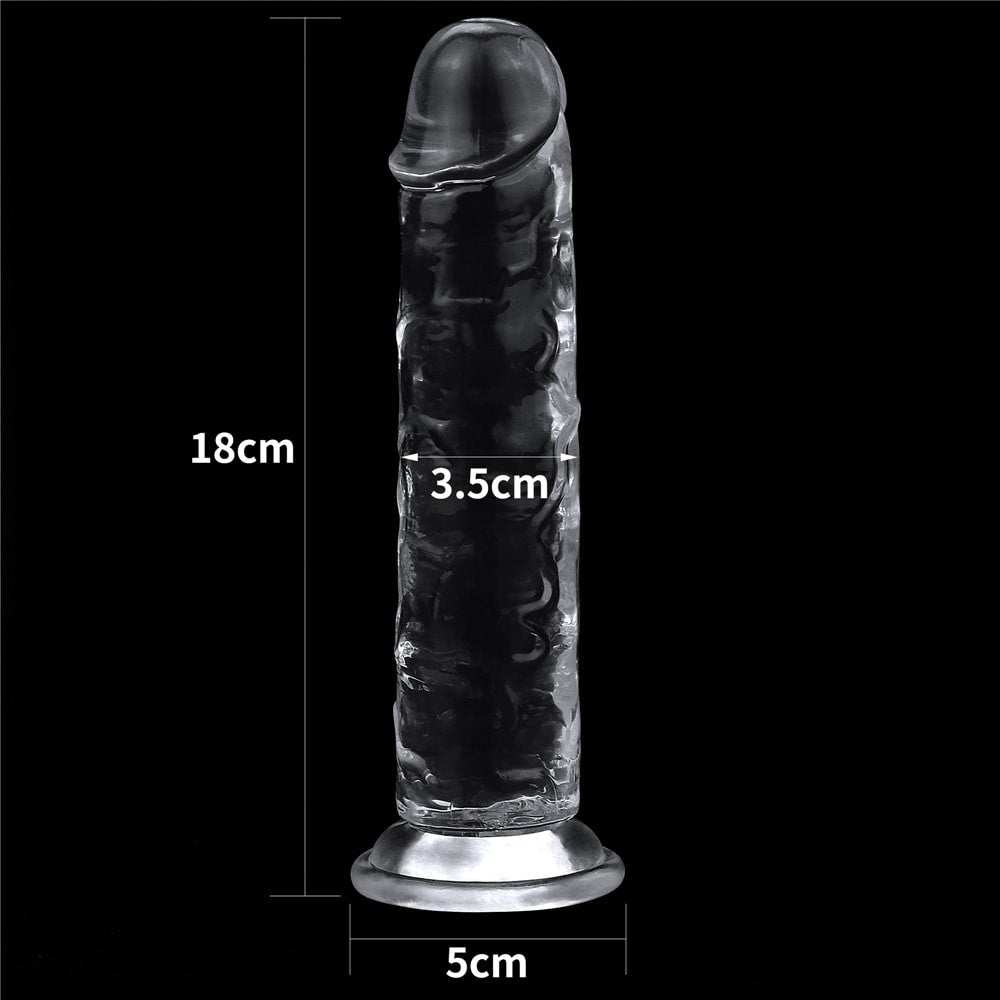 Flawless 7.0'' Clear Dildo