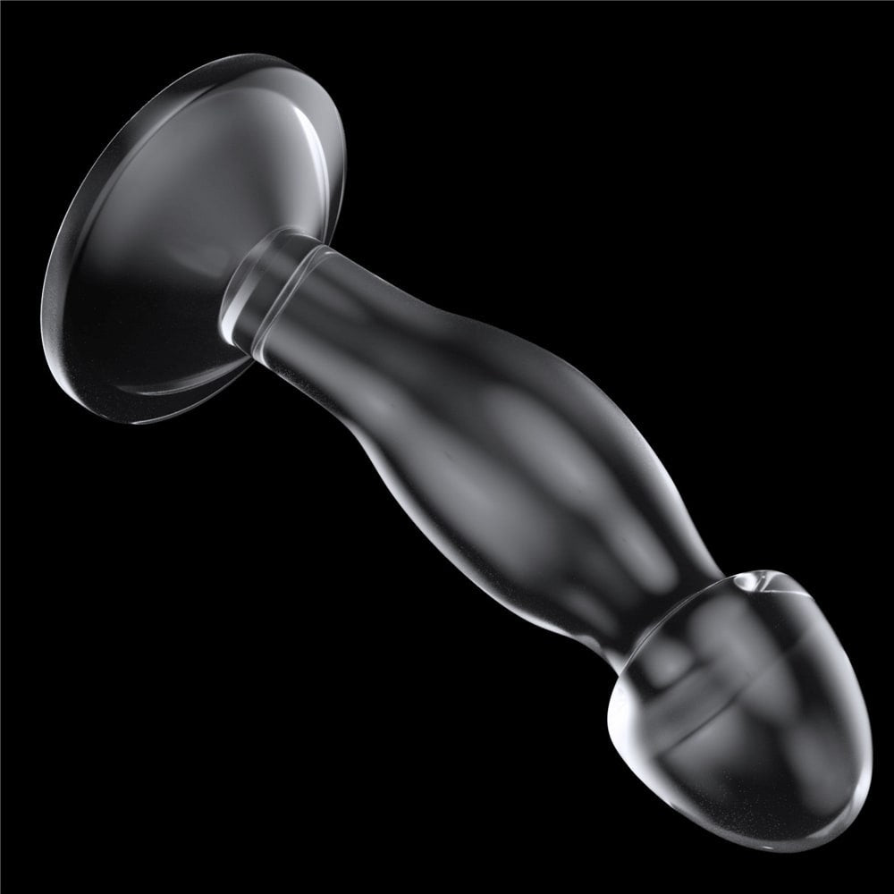 Impeccable 6.5'' clear prostate plug