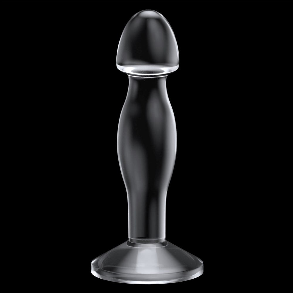 Impeccable 6.5'' clear prostate plug