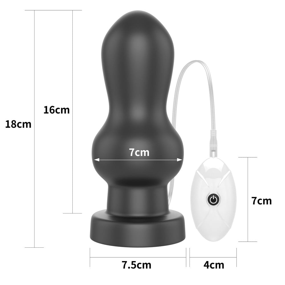 7" King Size Vibrating Anal Stimulator