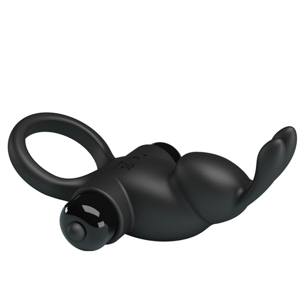 Pretty Love Vibrant 1 Black Cock Ring