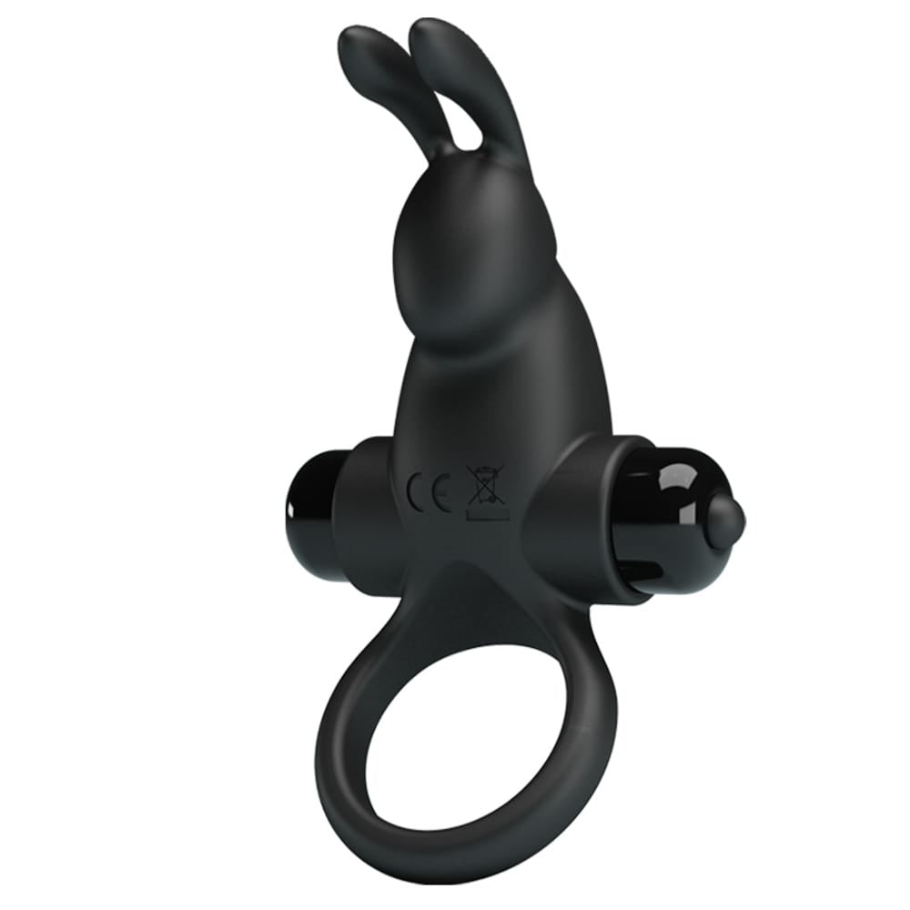 Pretty Love Vibrant 1 Black Cock Ring
