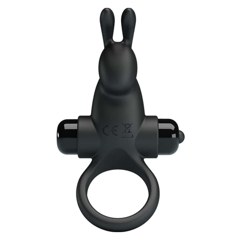 Pretty Love Vibrant 1 Black Cock Ring