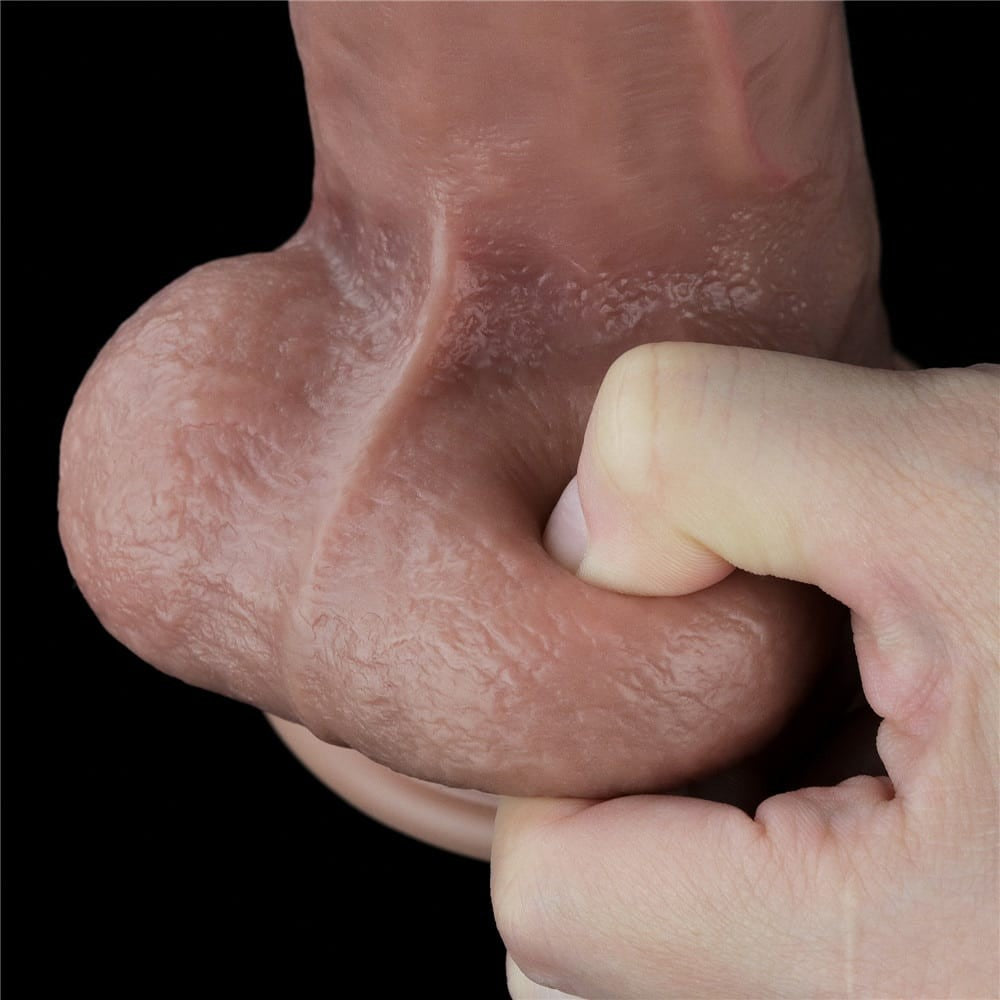 10.5'' Dual-Density Platinum Silicone Dildo