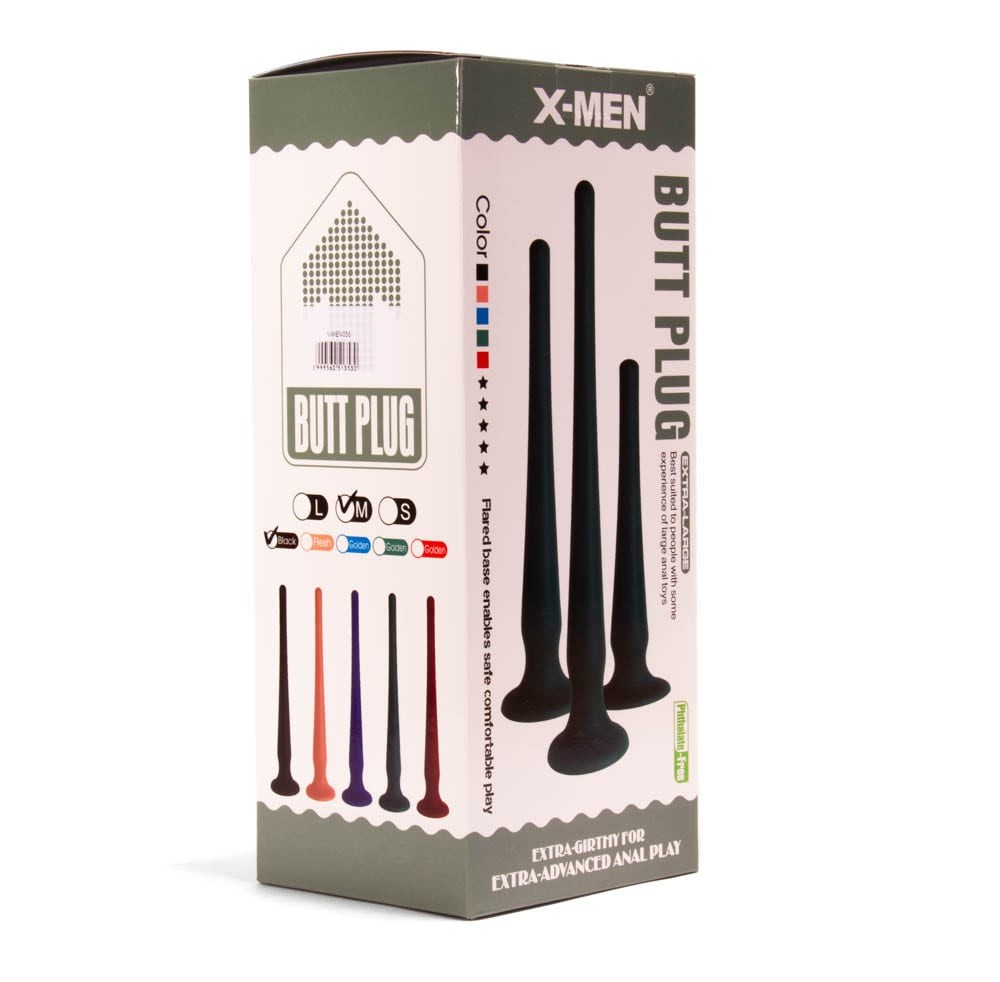 X-MEN anal plug size M black