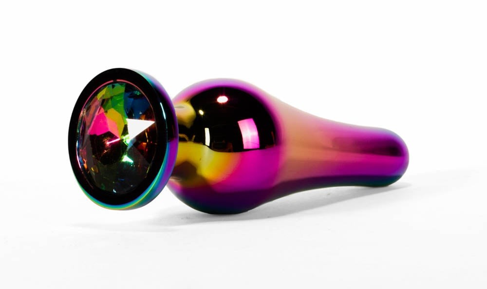 X-MEN Secret Shine Metal Rainbow Butt Plug Size L