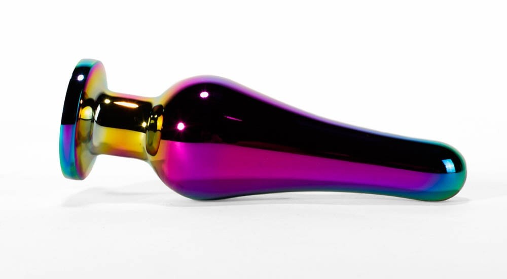 X-MEN Secret Shine Metal Rainbow Butt Plug Size L