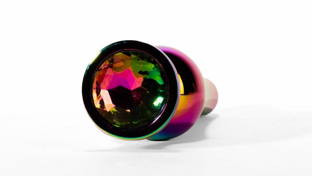 X-MEN Secret Shine Metal Rainbow Butt Plug Size L