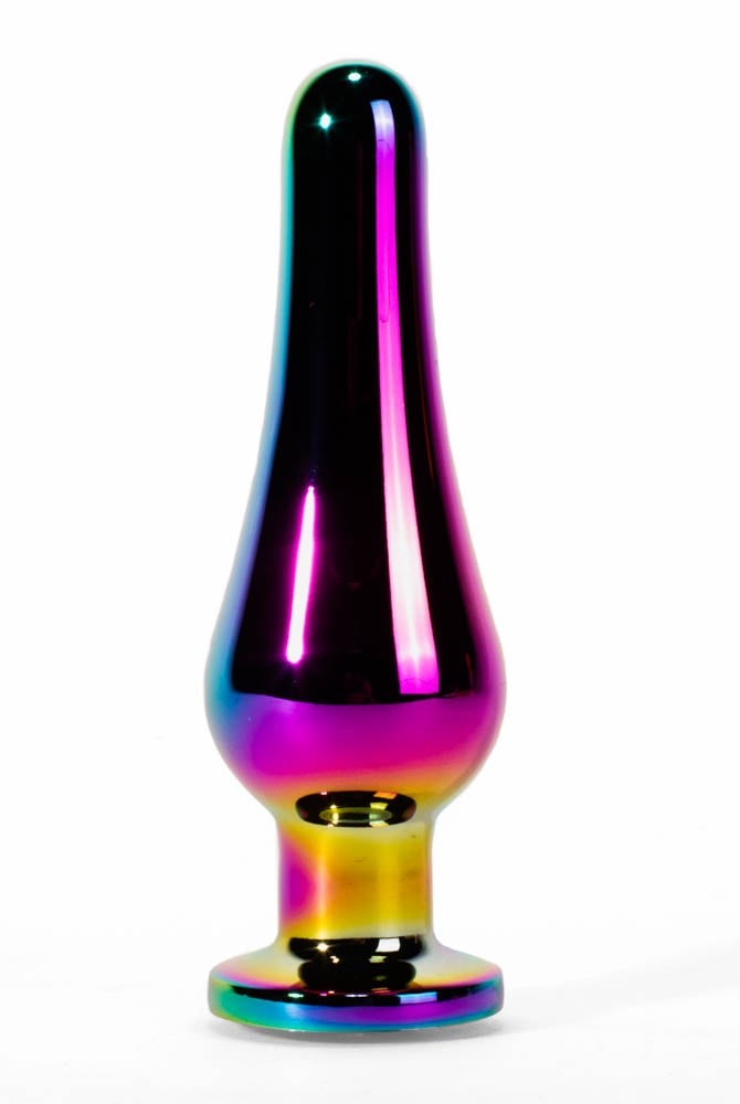 X-MEN Secret Shine Metal Rainbow Butt Plug Size L