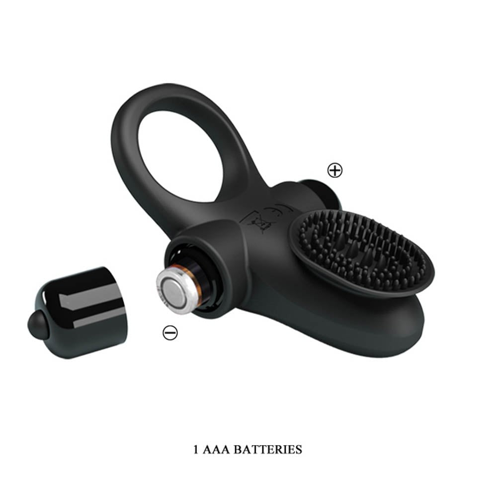 Pretty Love Vibrant 2 Black Penis Ring