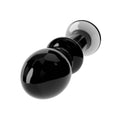 4.5" Black Romance Glass