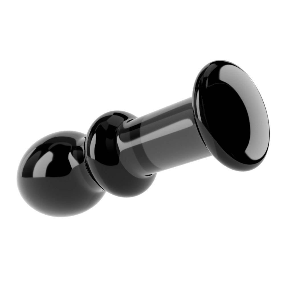 4.5" Black Romance Glass