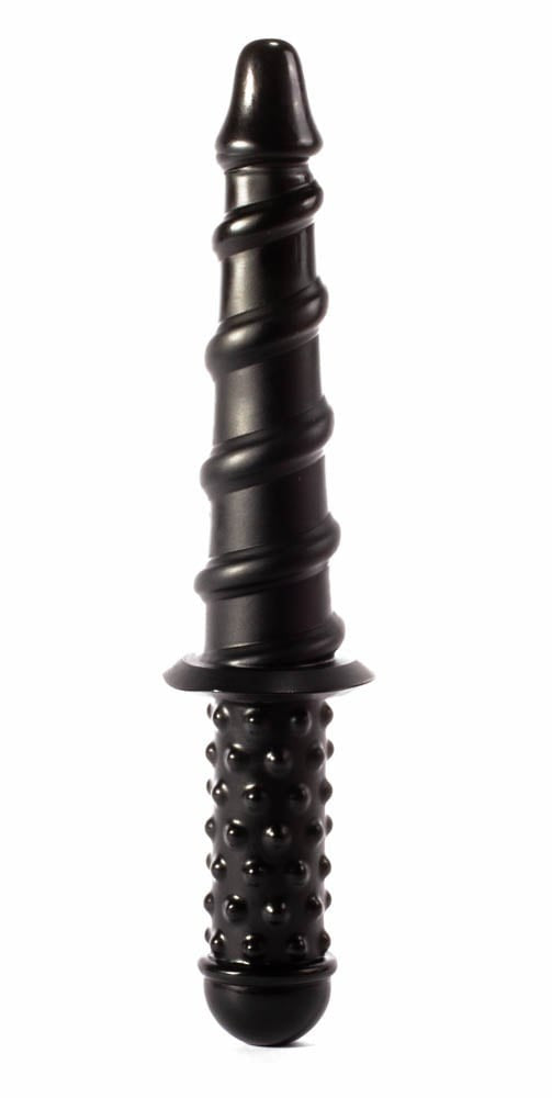 13.8" Black X-Men Sword Handle Butt Plug