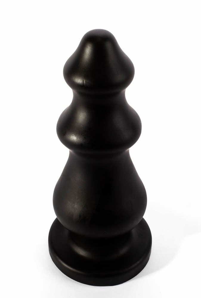 X-Men 10" Extra Thick Black Anal Plug VI