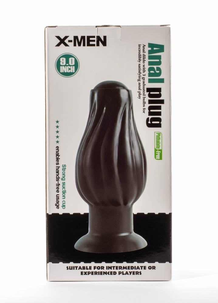 X-Men Anal Plug 7.5" Black