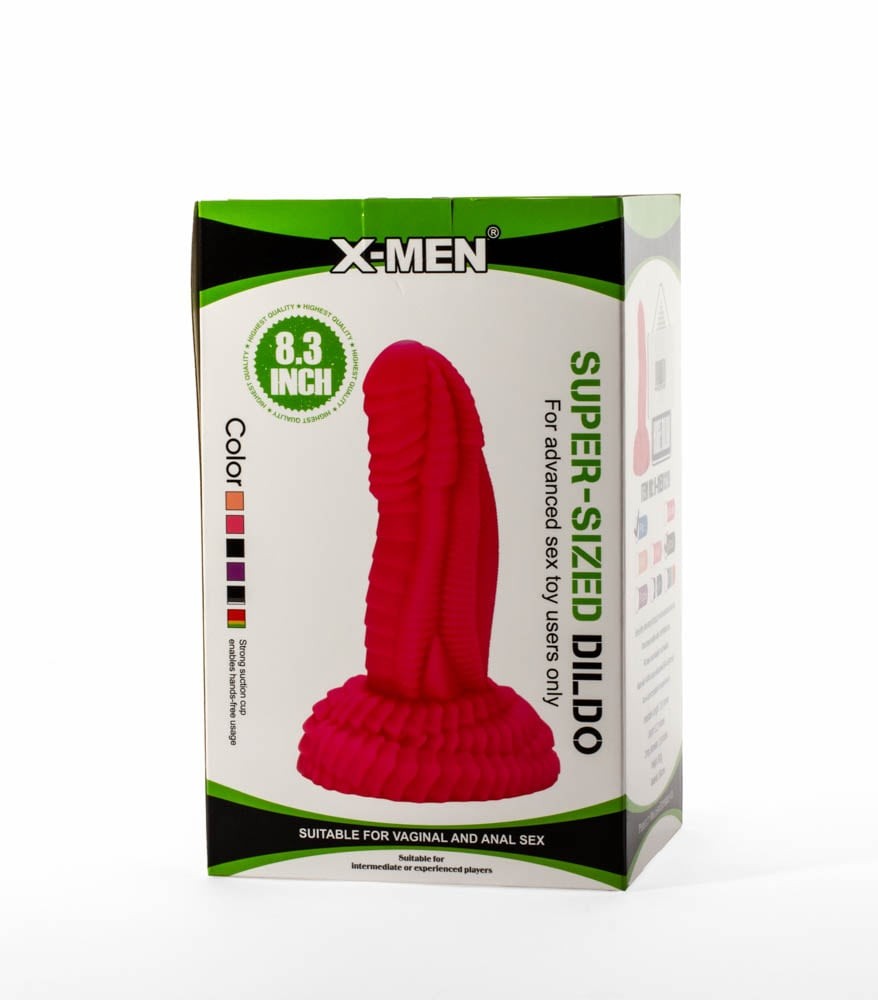 X-Men 8.3" Super Large Black PVC Dildo