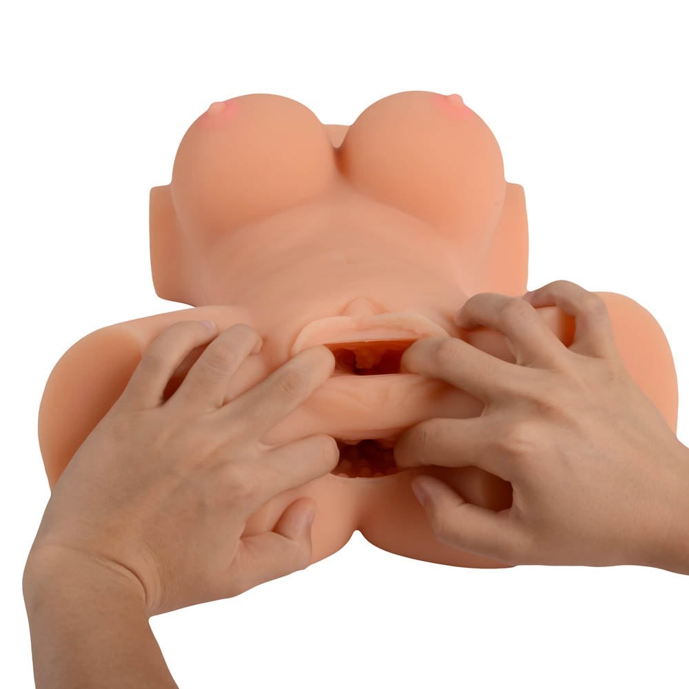 Busty female torso sex doll