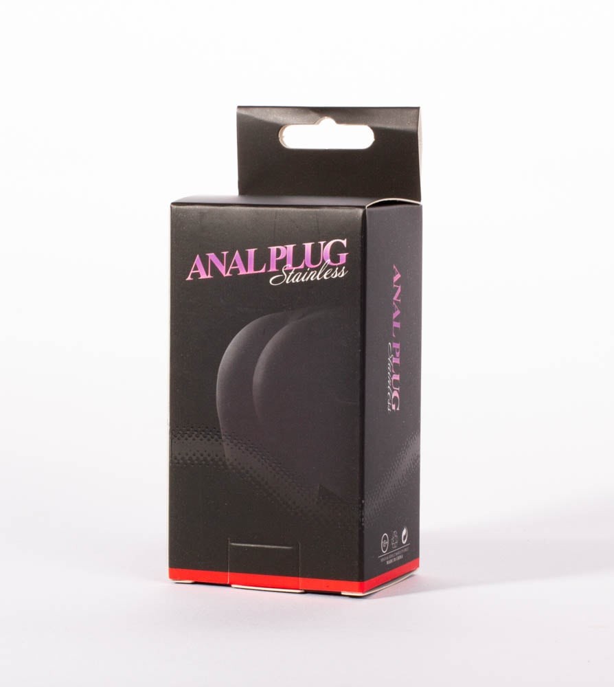 Stainless steel anal plug S