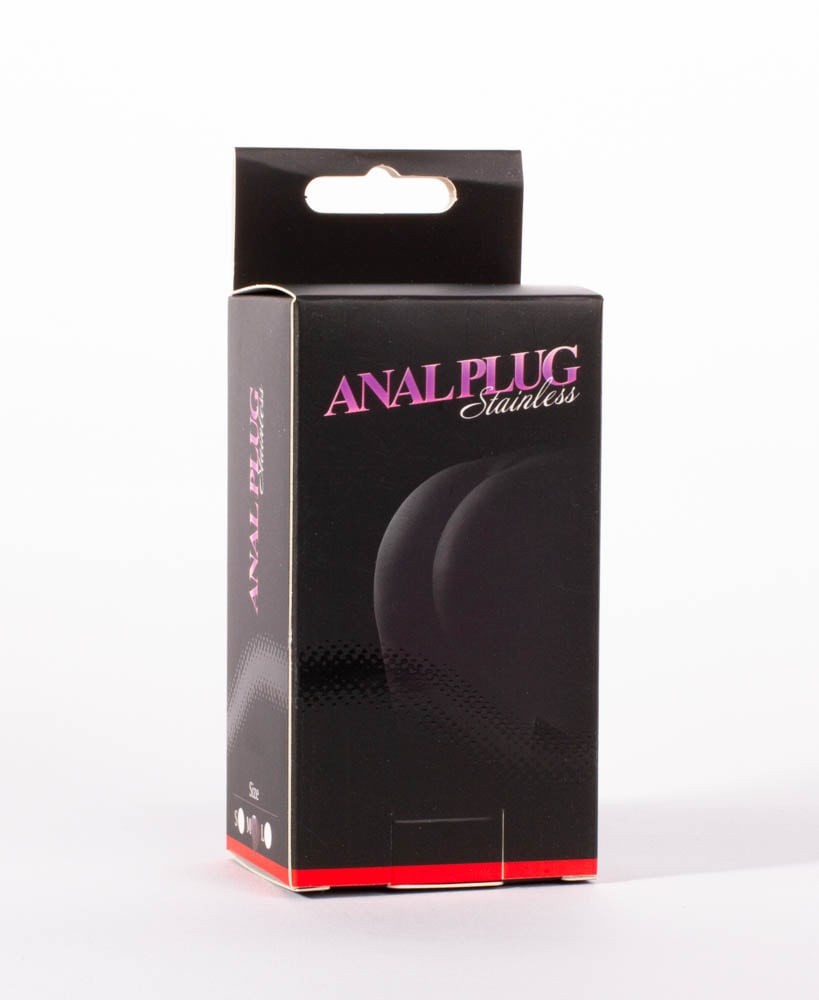 Stainless steel anal plug S