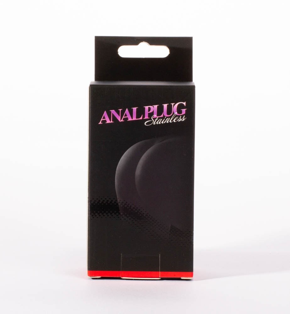Stainless steel anal plug S