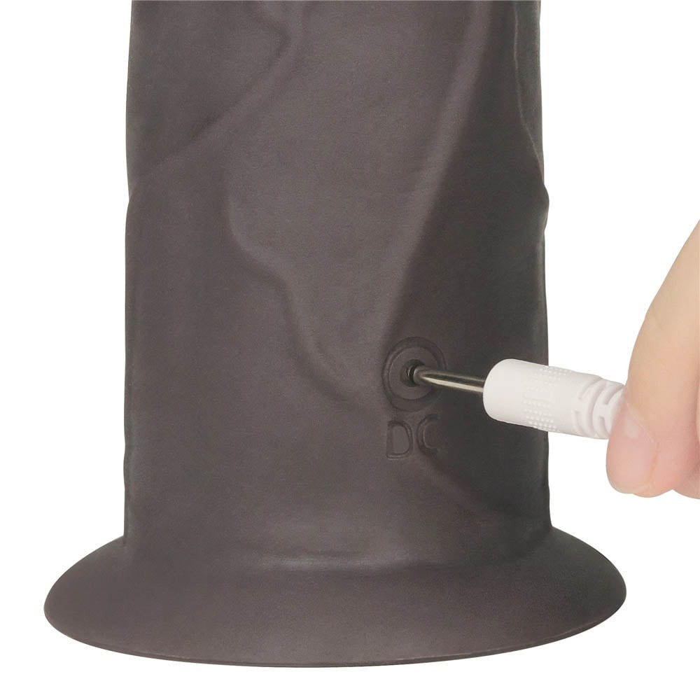 9'' double-layer brown silicone rotator