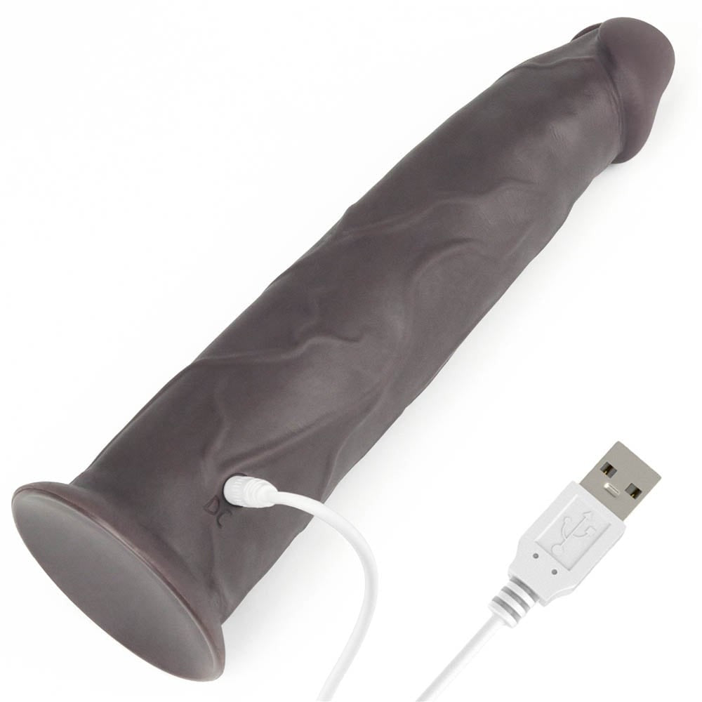 9'' double-layer brown silicone rotator