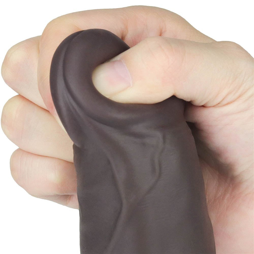 9'' double-layer brown silicone rotator