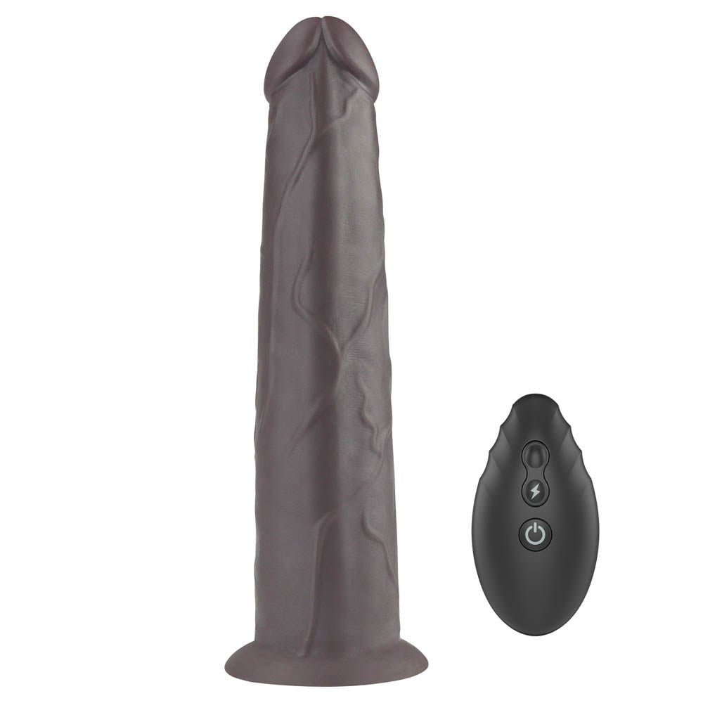 9'' double-layer brown silicone rotator