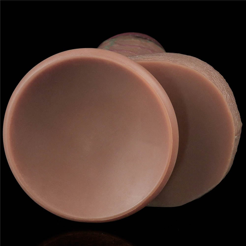 9.5'' XXL Dual-Layer Silicone Dildo
