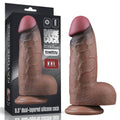 9.5'' XXL Dual-Layer Silicone Dildo