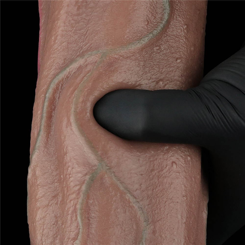 13'' XXL Dual-Layer Silicone Dildo