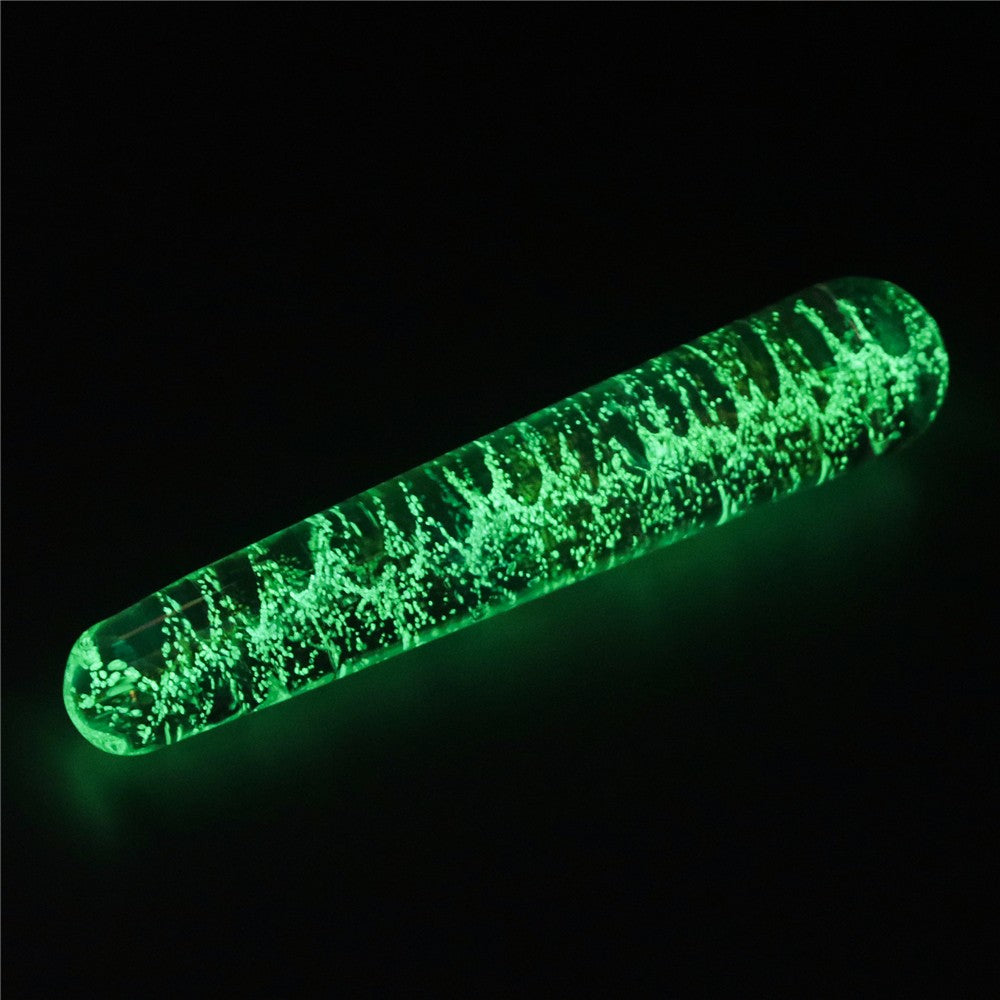 Twilight Gleam glow-in-the-dark glass dildo - Slim Fantasy_B0O50_3