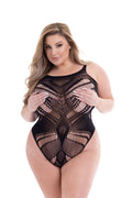 BODY KISS JACQUARD BLACK, QS