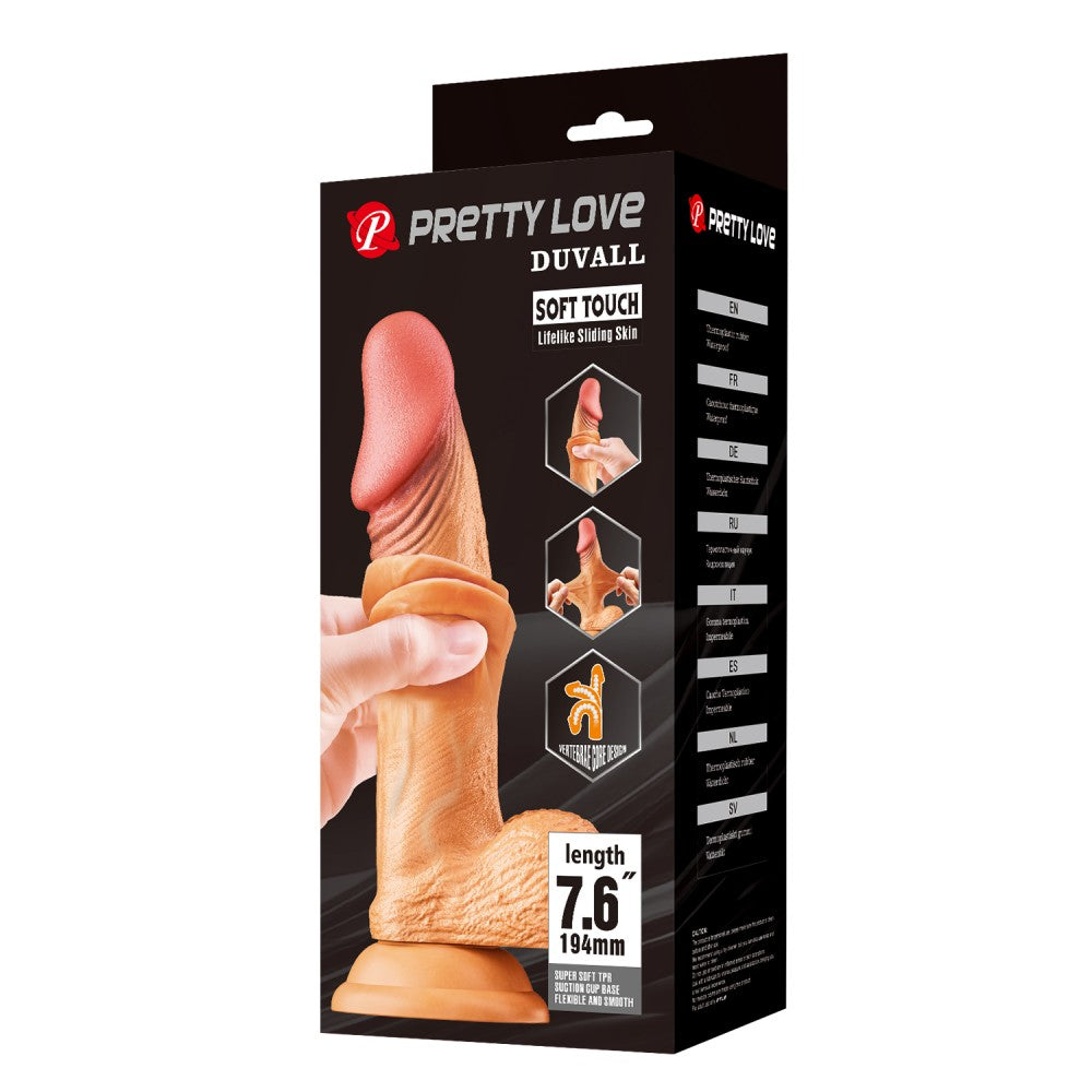 Pretty Love Duvall 7.6" Flesh-Colored Dildo