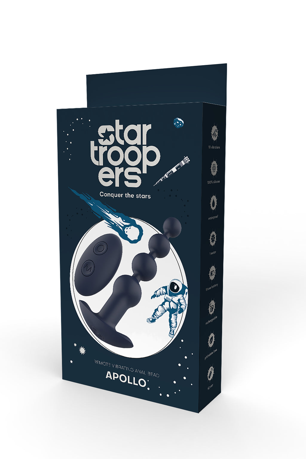 STARTROOPERS APOLLO REMOTE VIBRATING ANAL BEAD