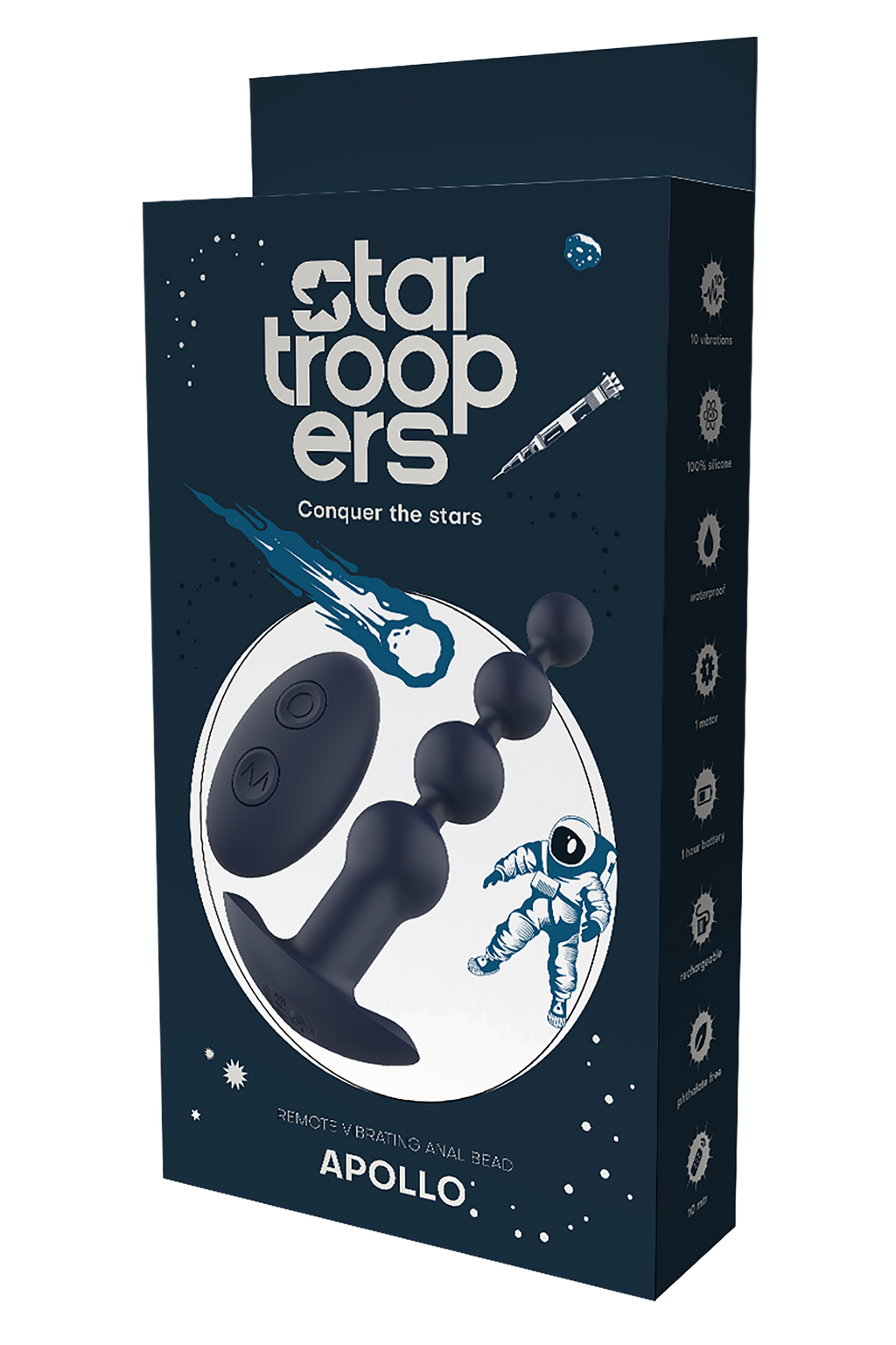 STARTROOPERS APOLLO REMOTE VIBRATING ANAL BEAD