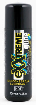 HOT eXXtreme Glide - silicone-based lubricant + comfort a+ oil 100 ml