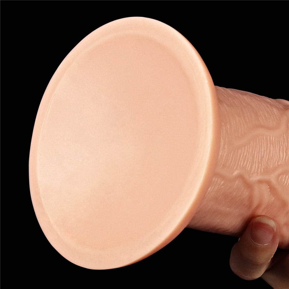 11" Realistic Flesh-Colored Vibrating Dildo