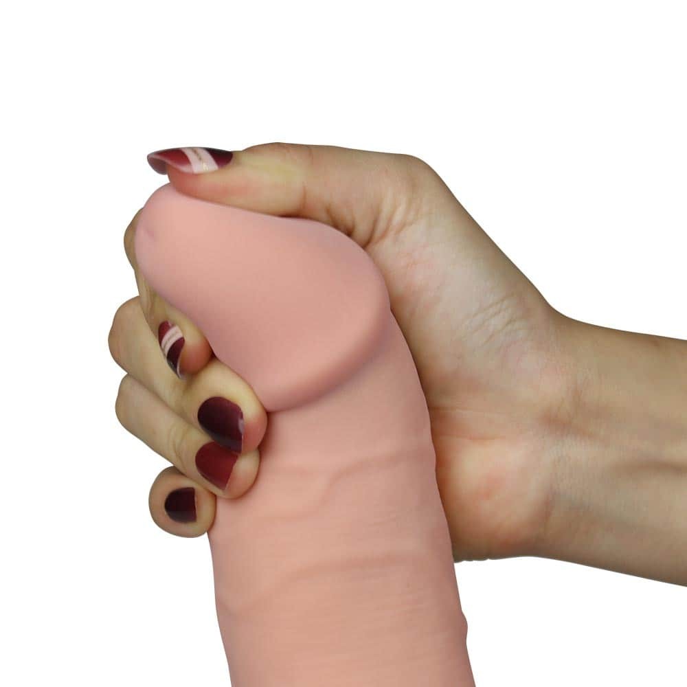 8.8" The Ultra Soft Dude - Vibrating flesh