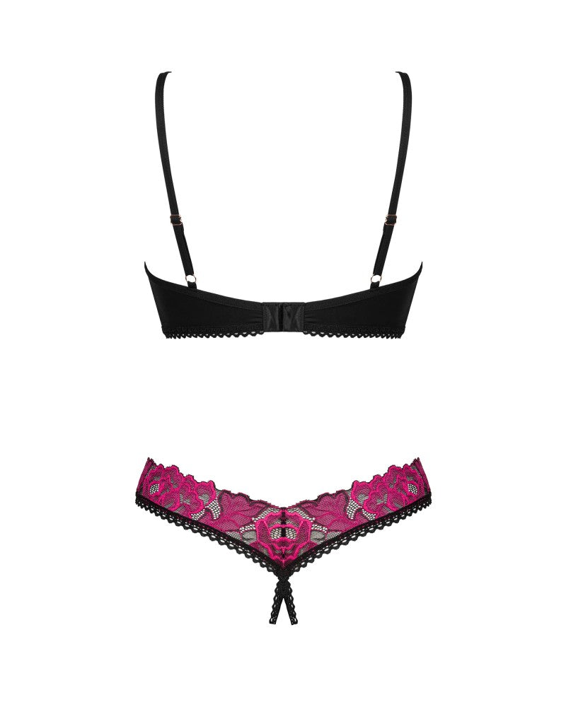 Rosenty 2-piece crotchless set M/L